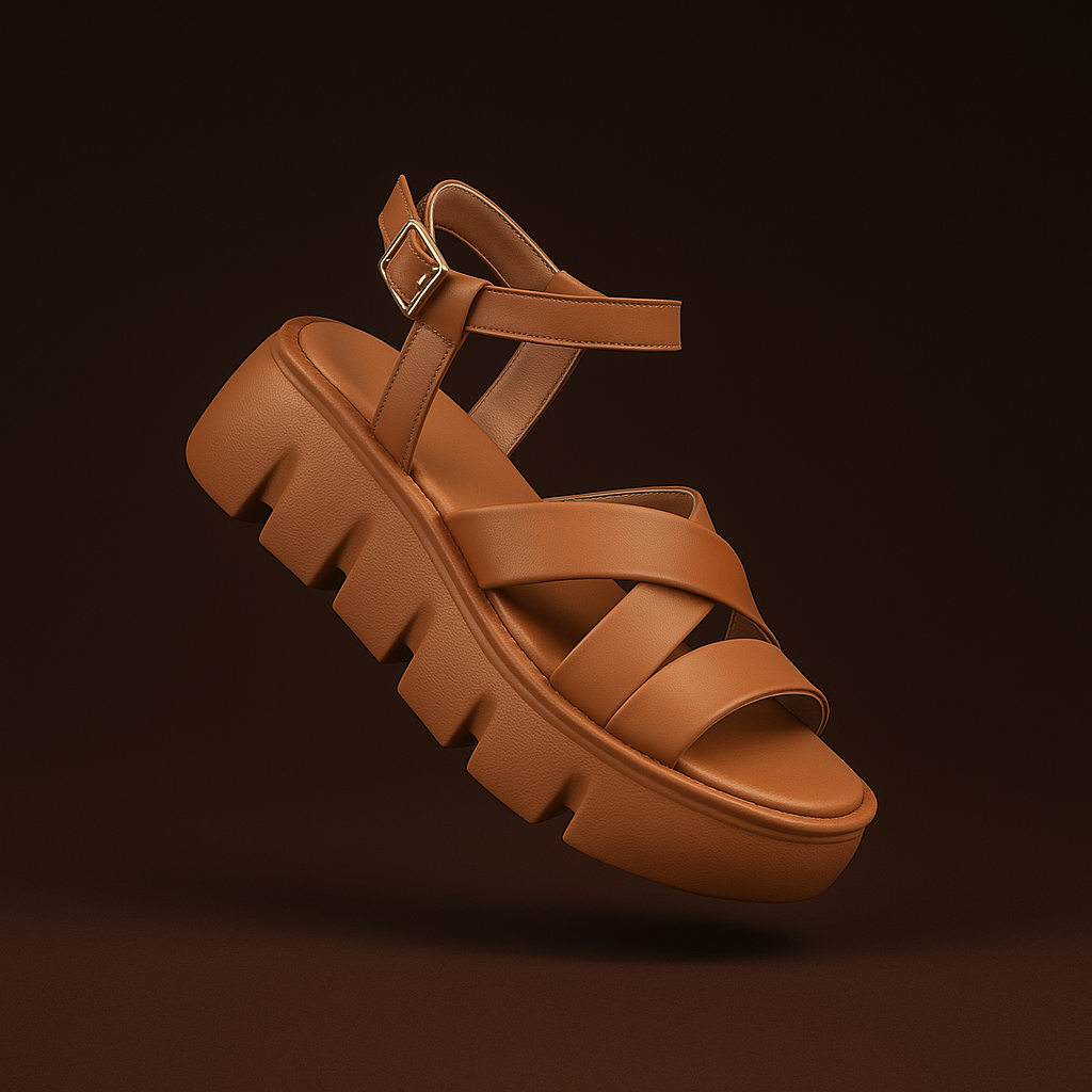 Sandalia premium hecha para mujeres seguras y con estilo